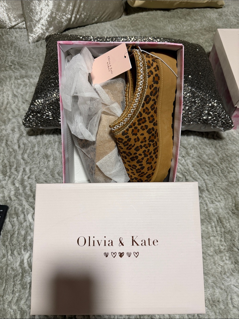 Women's Leopard Print Ankle Bootie - Tan